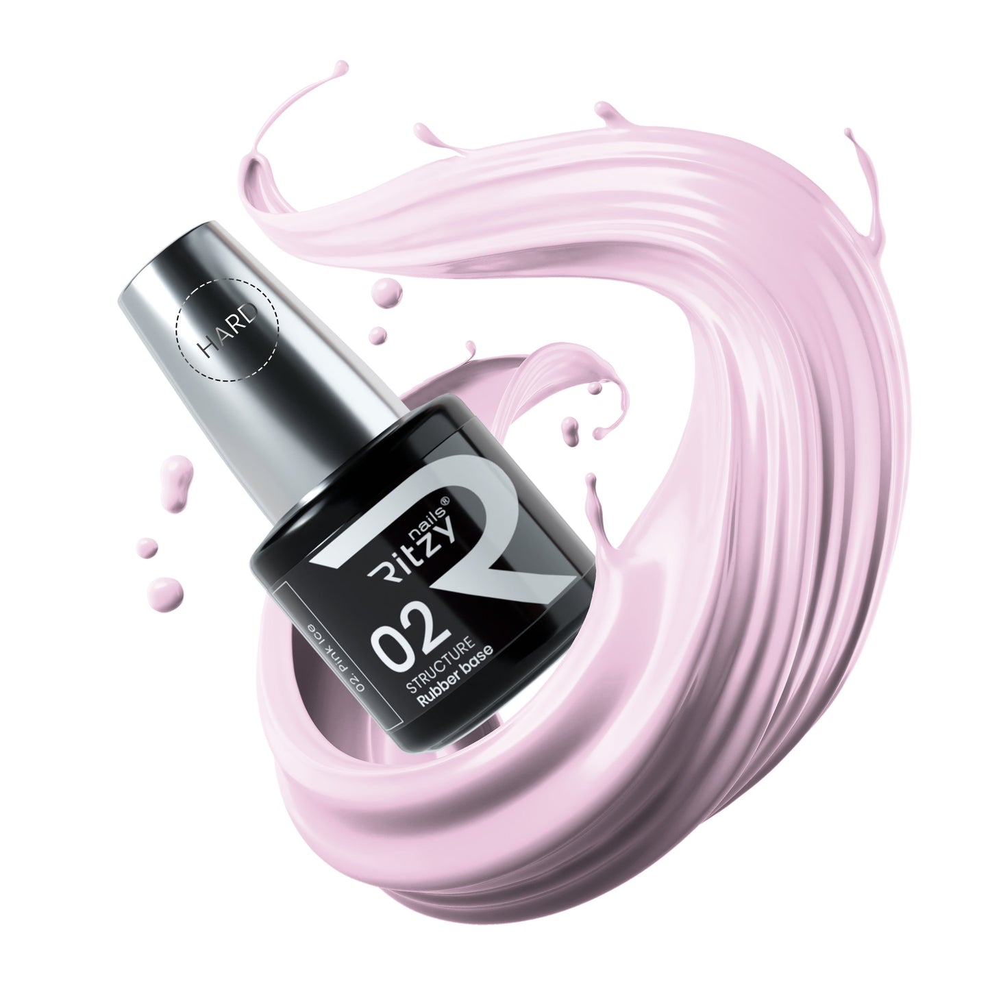 Rubber Base 02 "Pink Ice" structure 15ml