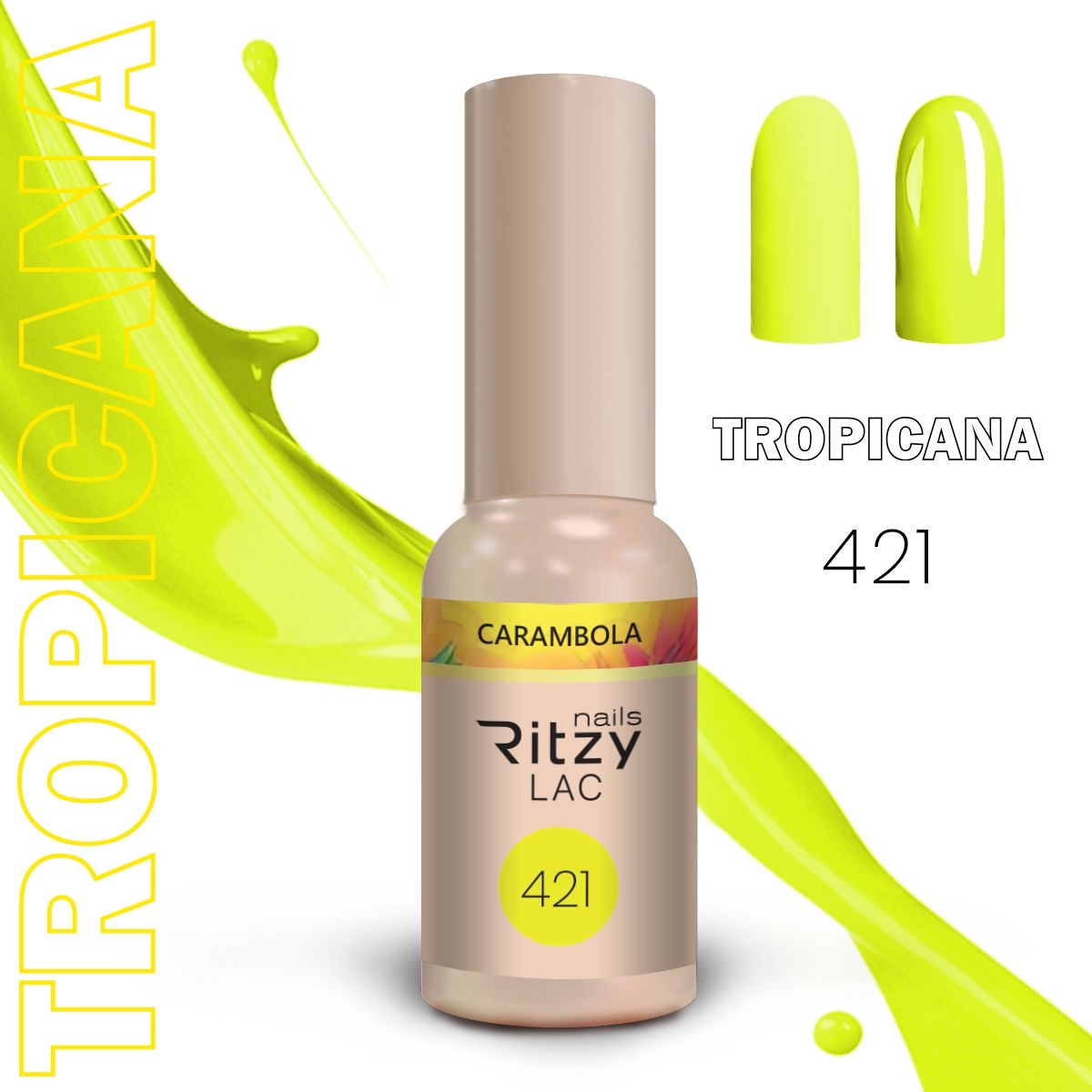 "TROPICANA" colección de 10colores x 9ml