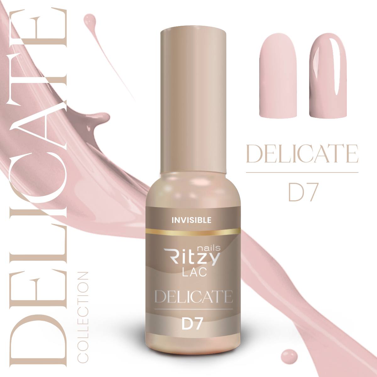 "Delicate” colección de 10x 9ml colores.