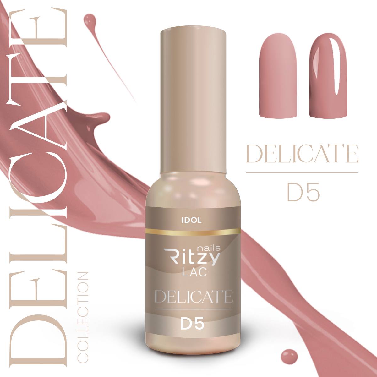 "Delicate” colección de 10x 9ml colores.