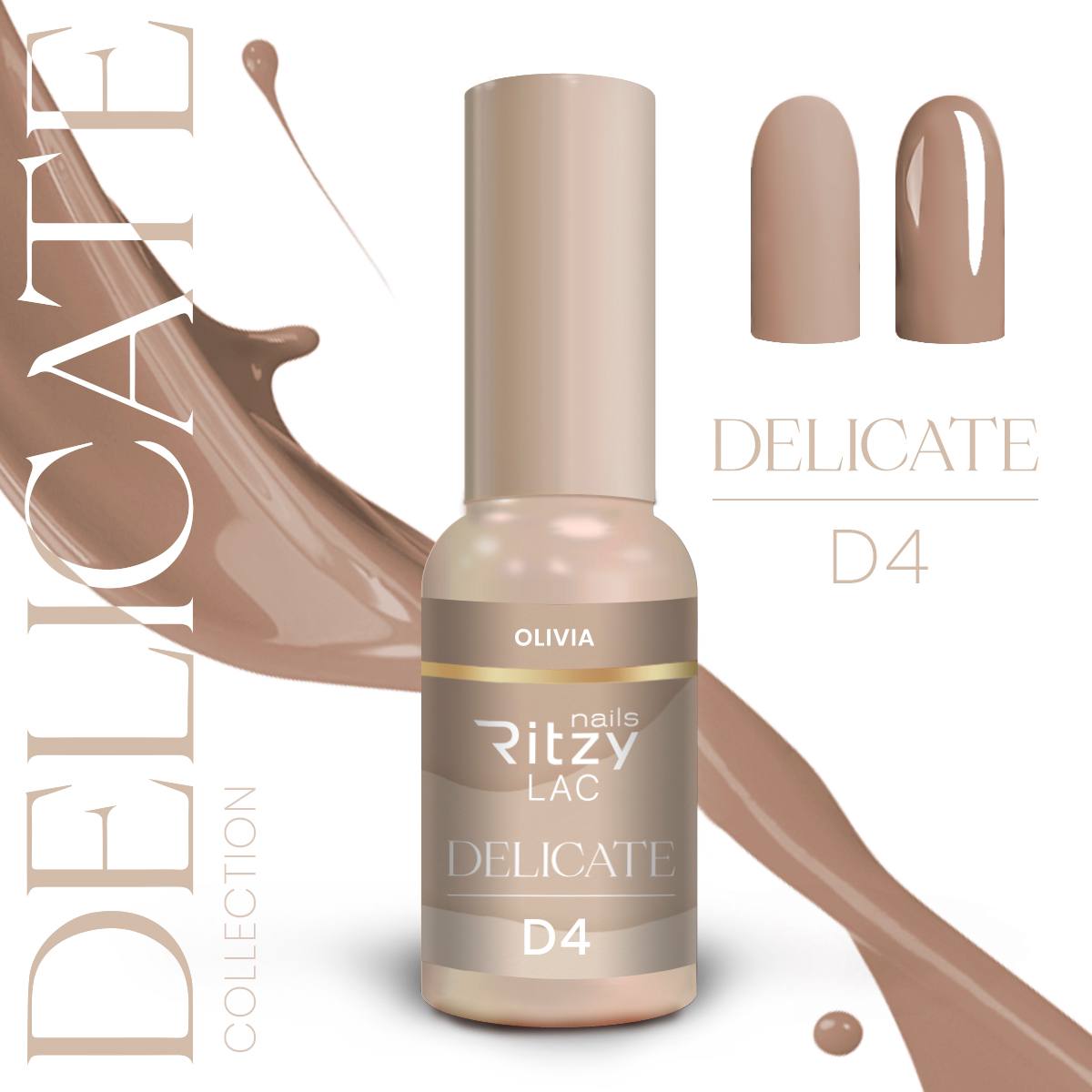 "Delicate” colección de 10x 9ml colores.