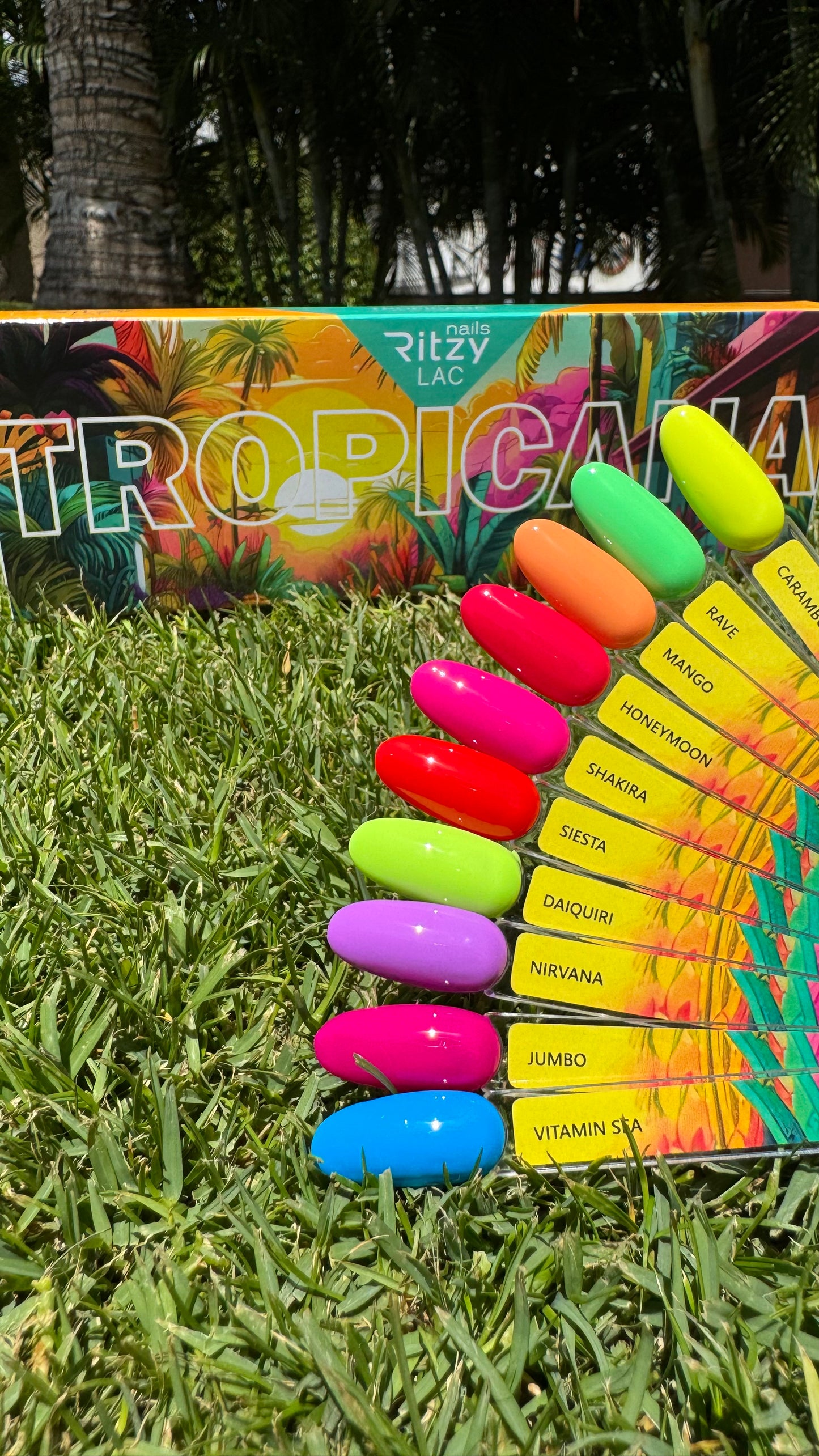 "TROPICANA" colección de 10colores x 9ml