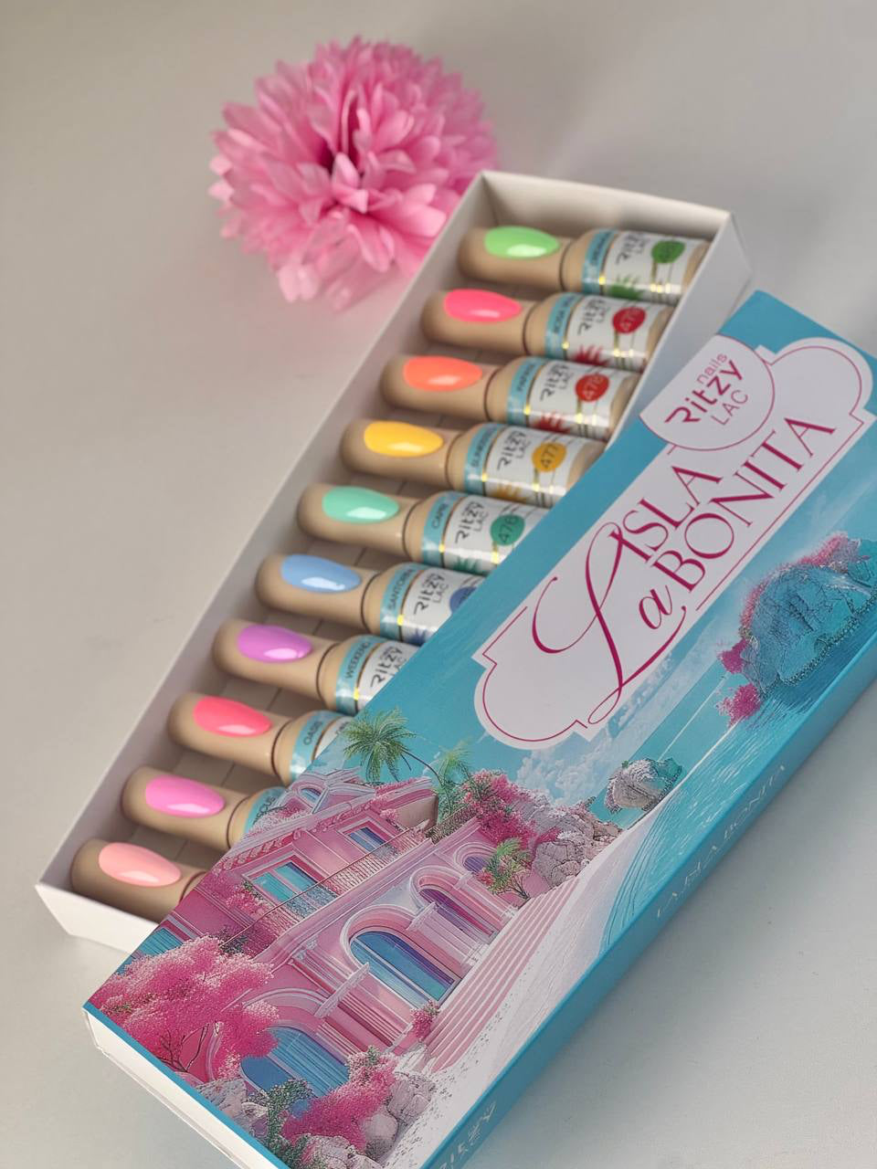 "La Isla Bonita" colección de 10colores x 9ml