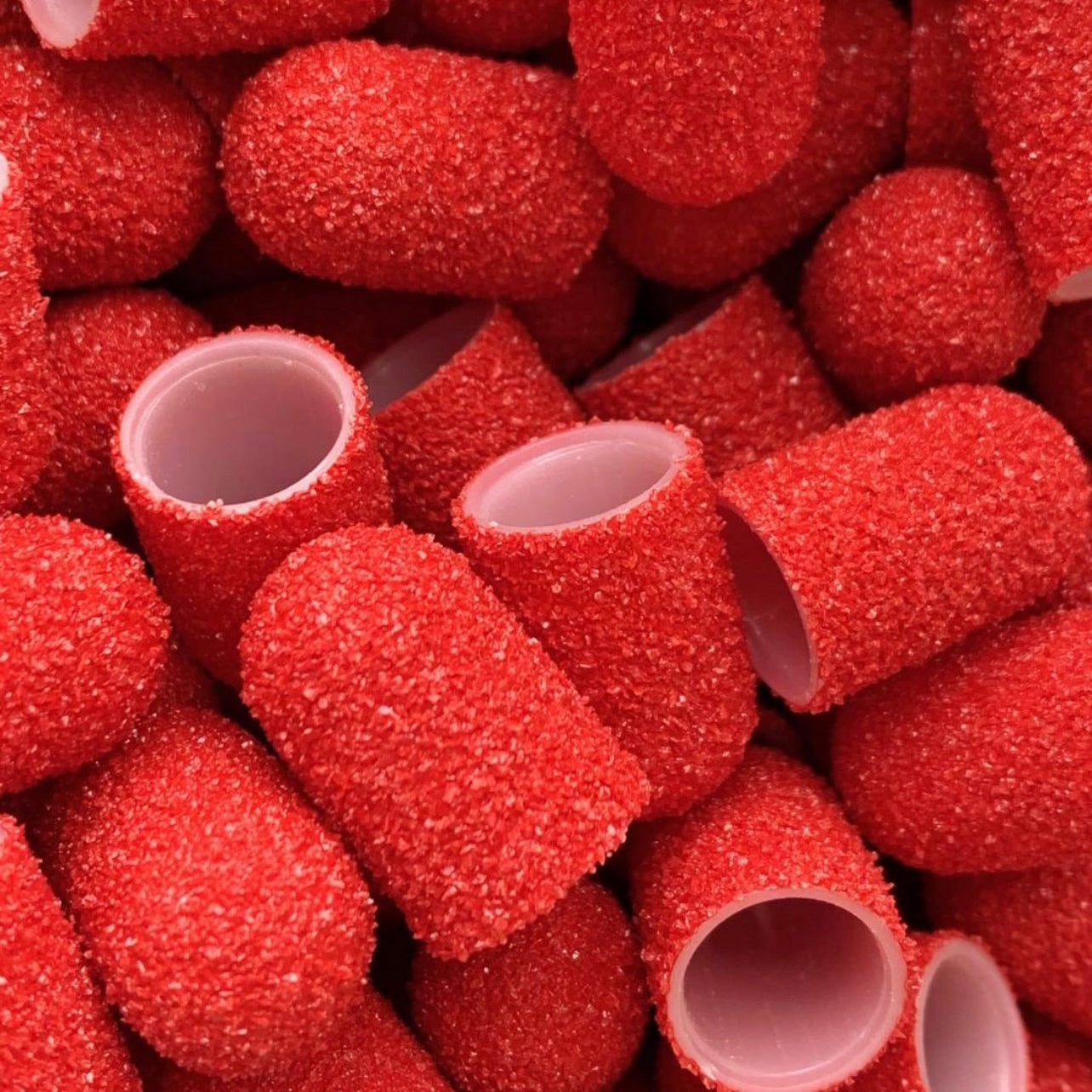 Campanas desechables para Pedicura rojo (1 unid)