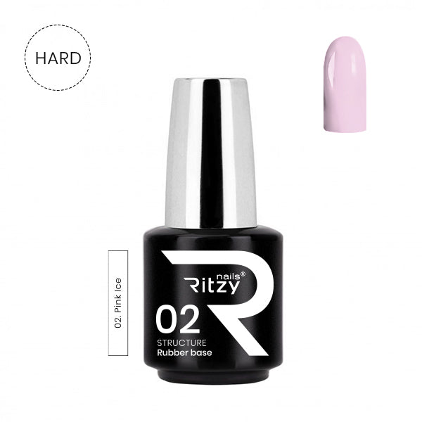 Rubber Base 02 "Pink Ice" structure 15ml