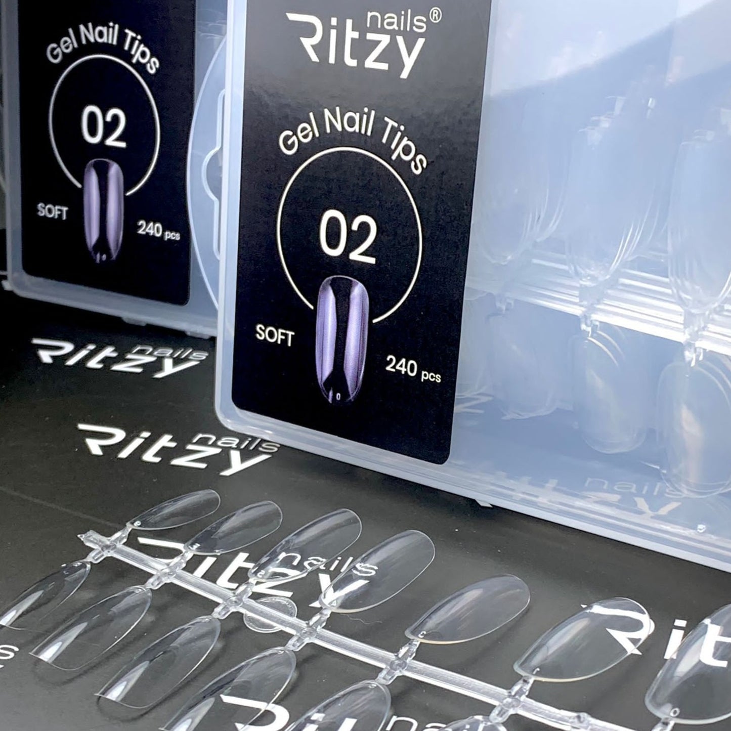 02 Soft Gel Nail Tips (240pcs)