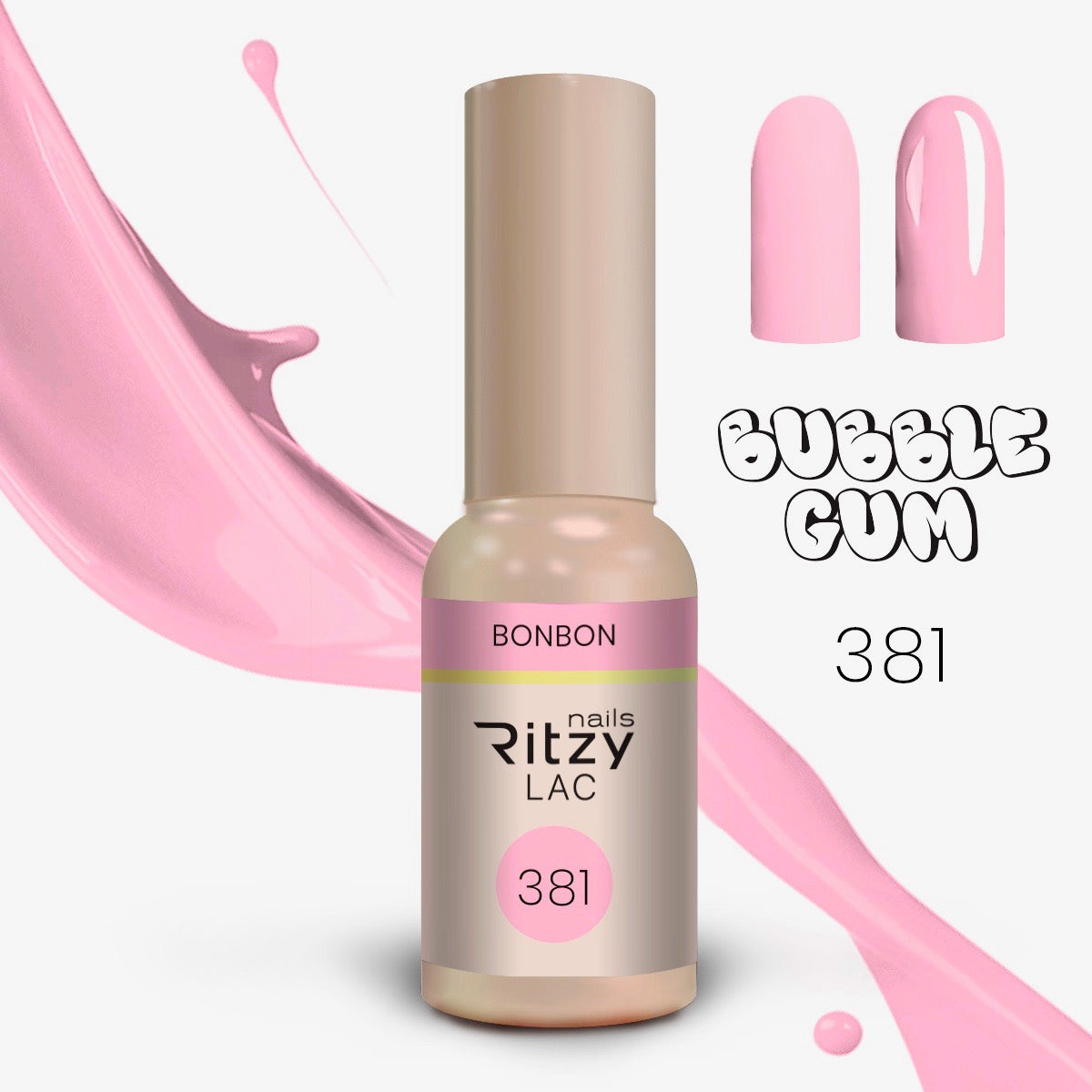 "Bubble Gum" colección de 10colores x 9ml