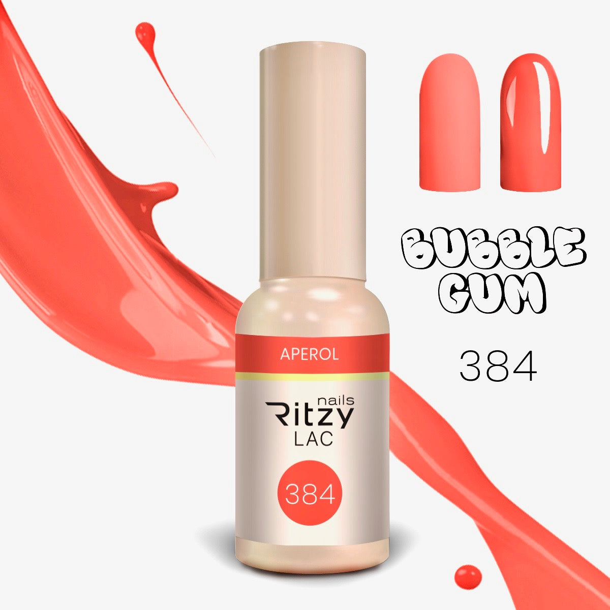"Bubble Gum" colección de 10colores x 9ml