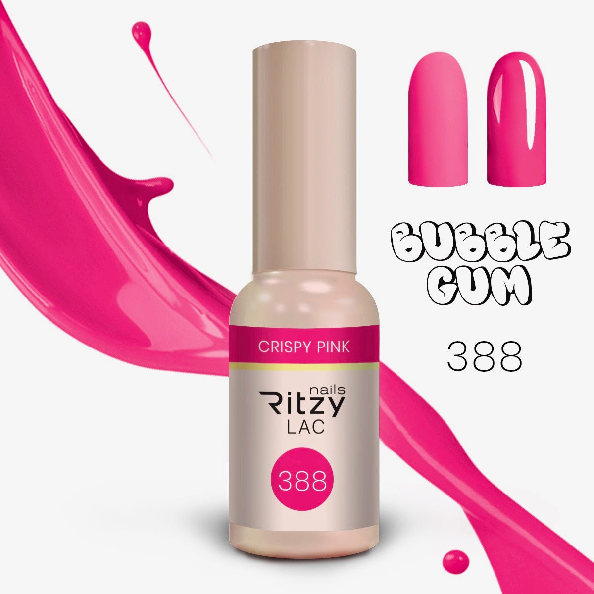 "Bubble Gum" colección de 10colores x 9ml