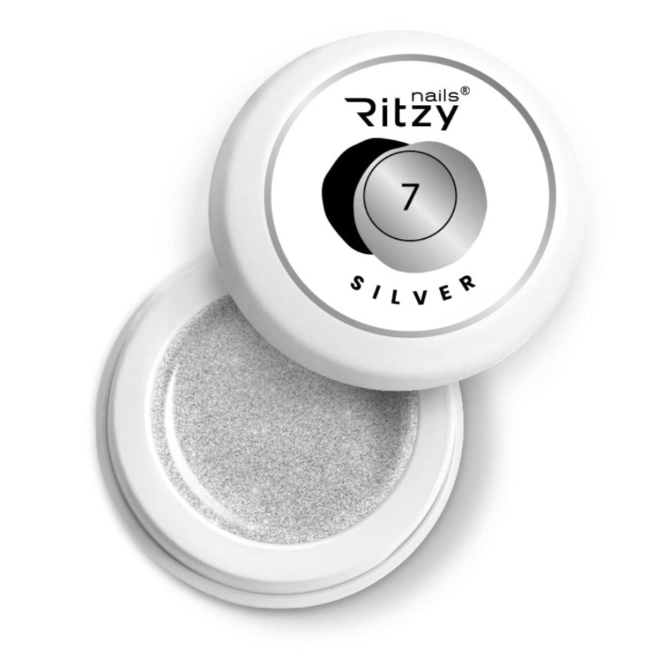 Silver gel paint No. 7