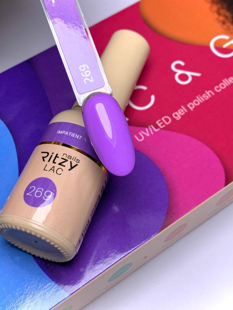 Ritzy nails “Lac & Go” collection of 10 colors x 9ml