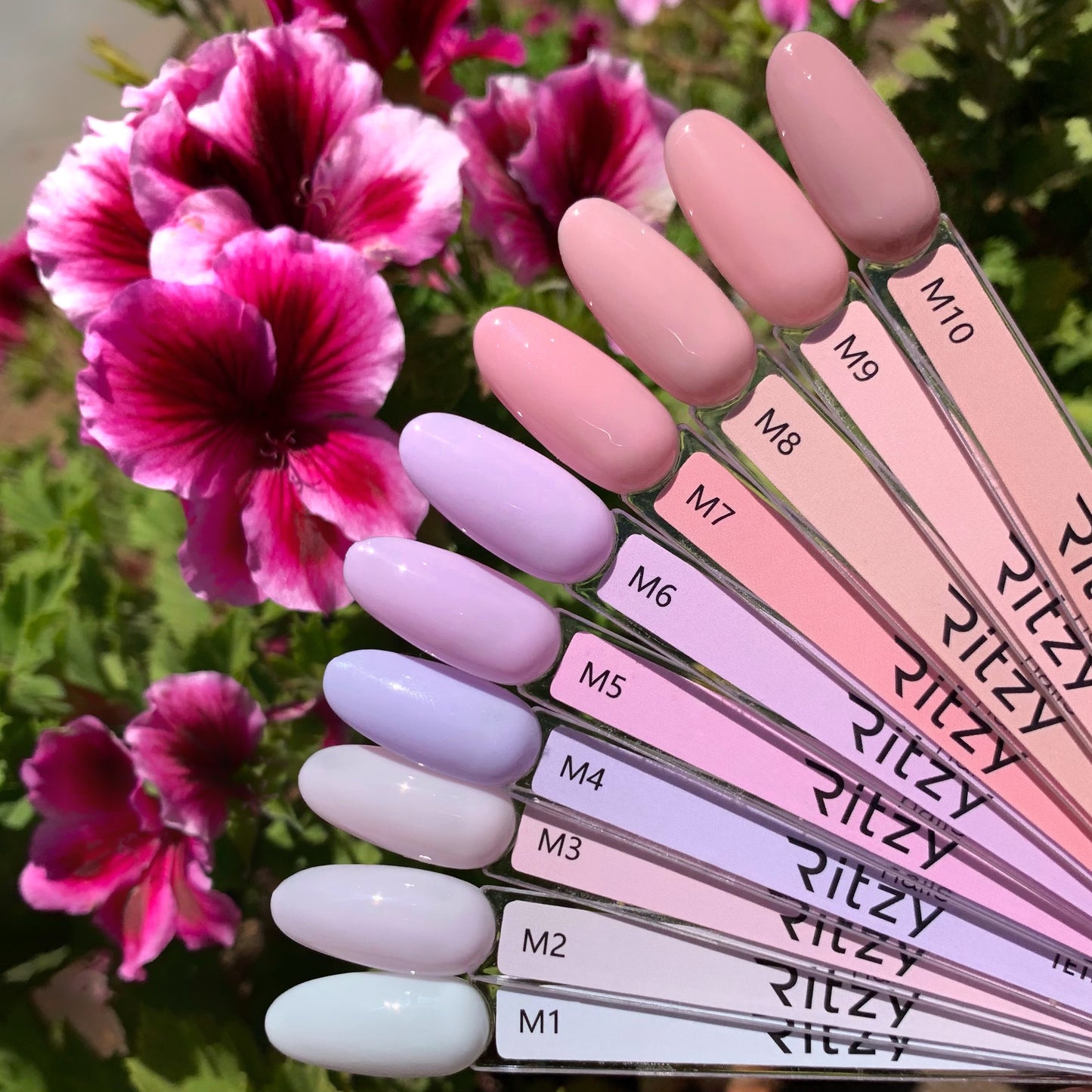 Ritzy Nails “Milk & Cream” collection of 10x 9ml colors.