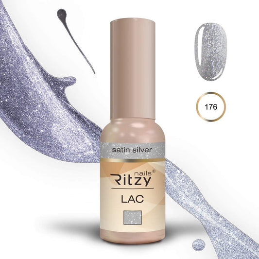 Ritzy lac Satin Silver №176