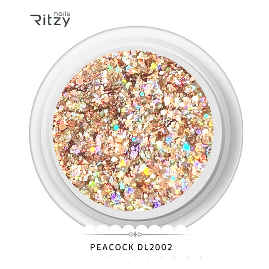 Peacock glitter DL2002