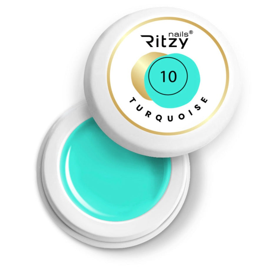 Turquoise gel paint Nr 10
