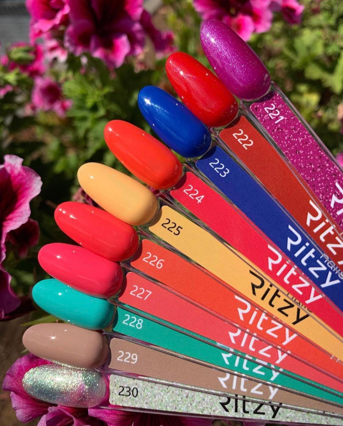 Ritzy Nails “Island of love” collection of 10 colors x 9ml