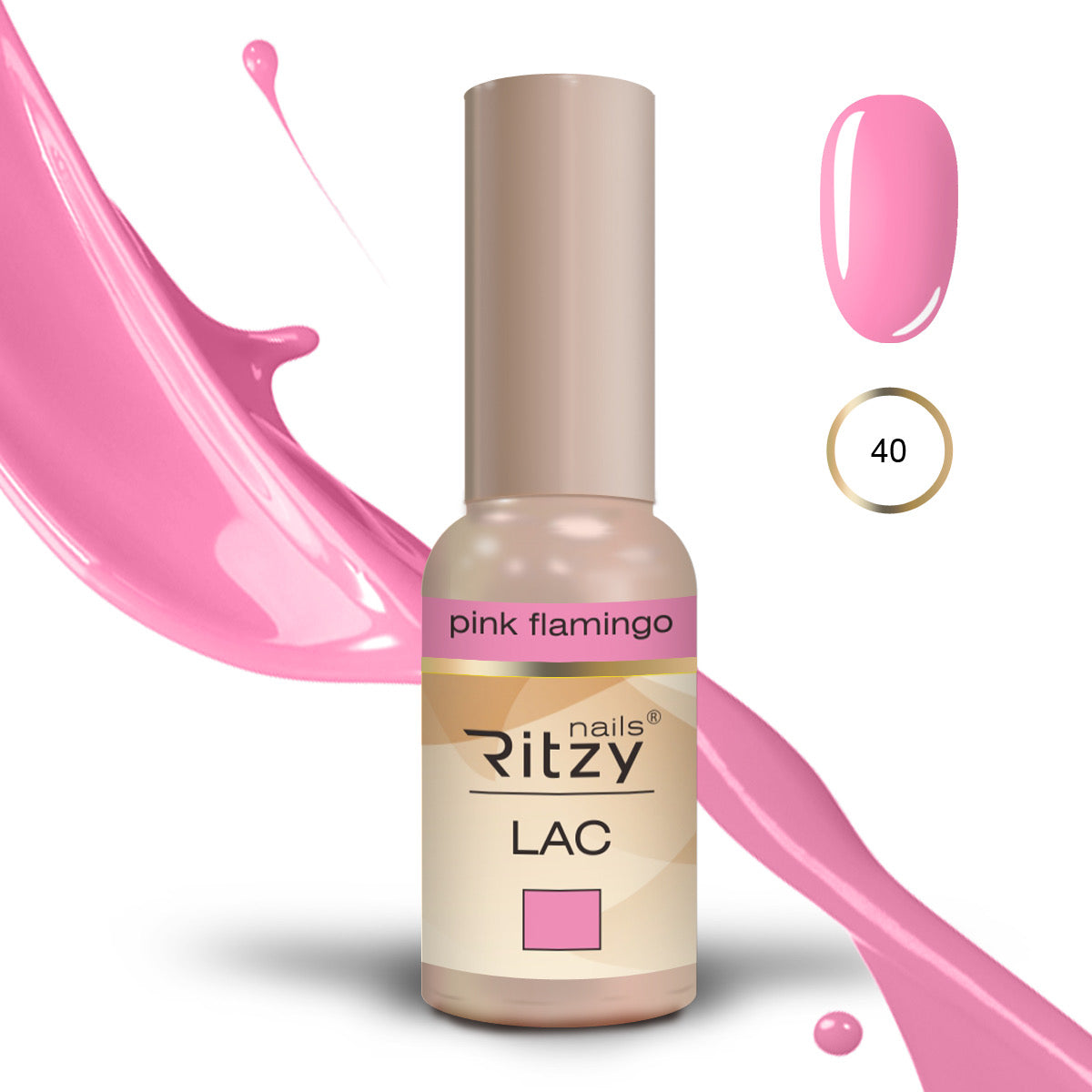 Ritzy Nails Pink flamingo Nr 40