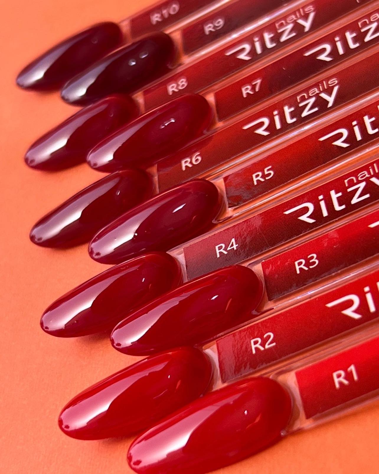 Ritzy Nails “Moulin Rouge ”collection of 10x 9ml colors.