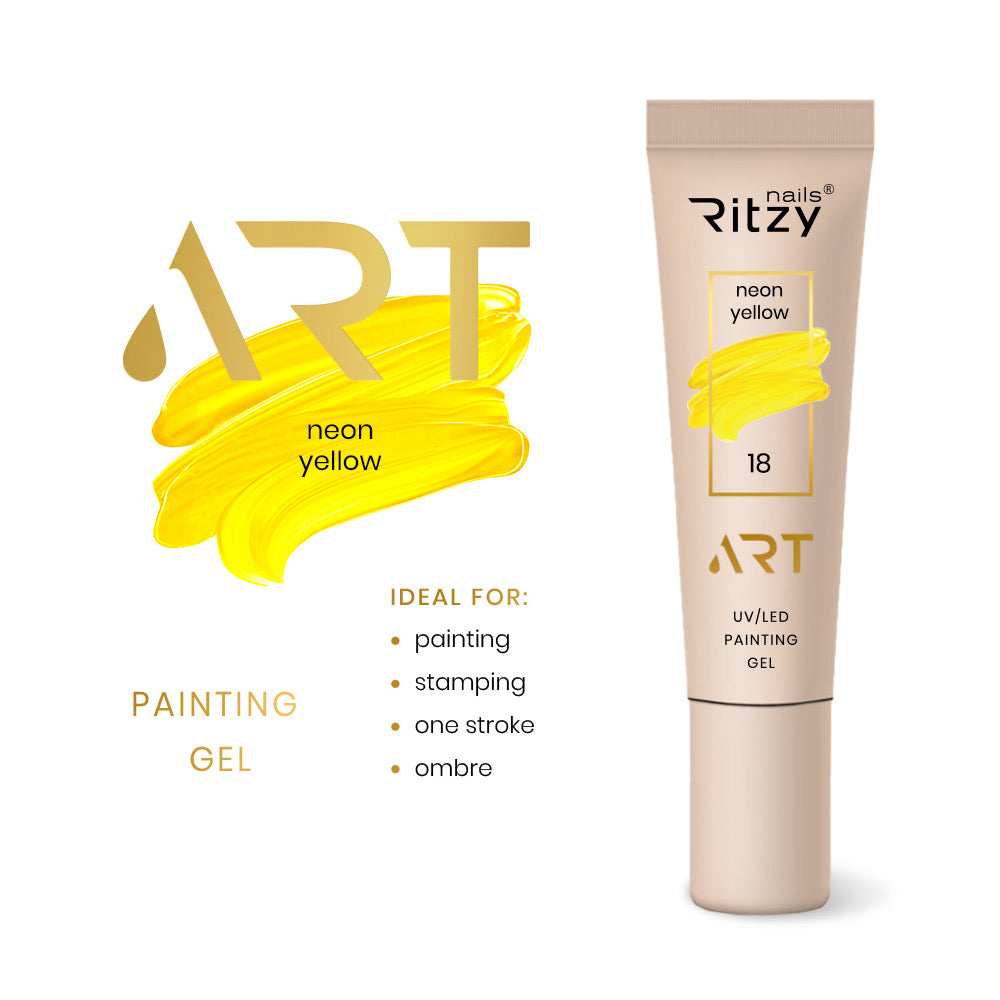 ART gel Neon Yellow 18