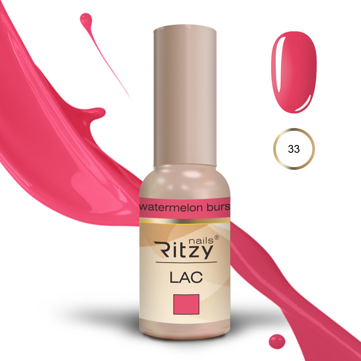 Ritzy lac Watemelon burst  Nr 33