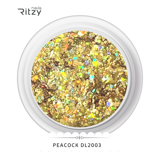 Peacock glitter DL2003