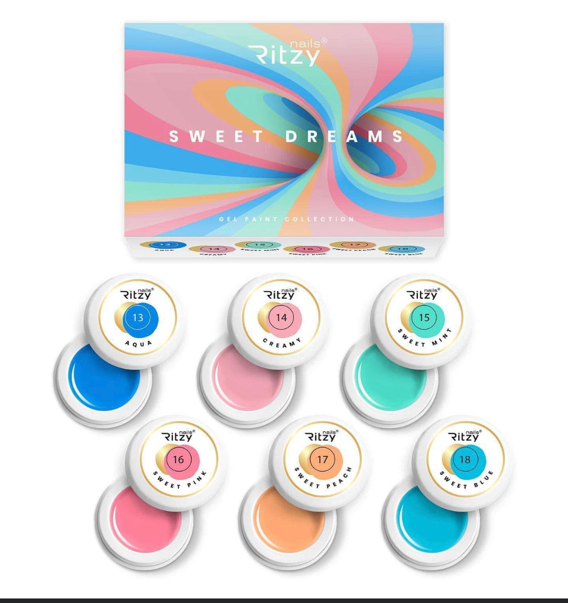 SWEET DREAMS colección de 6 colores de gel