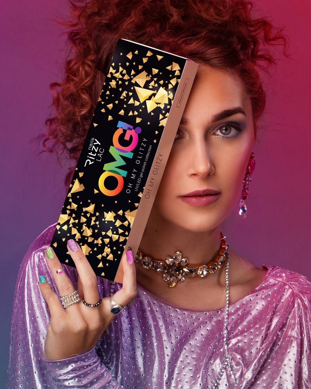 Ritzy Nails “OMG ”collection of 10x 9ml colors.