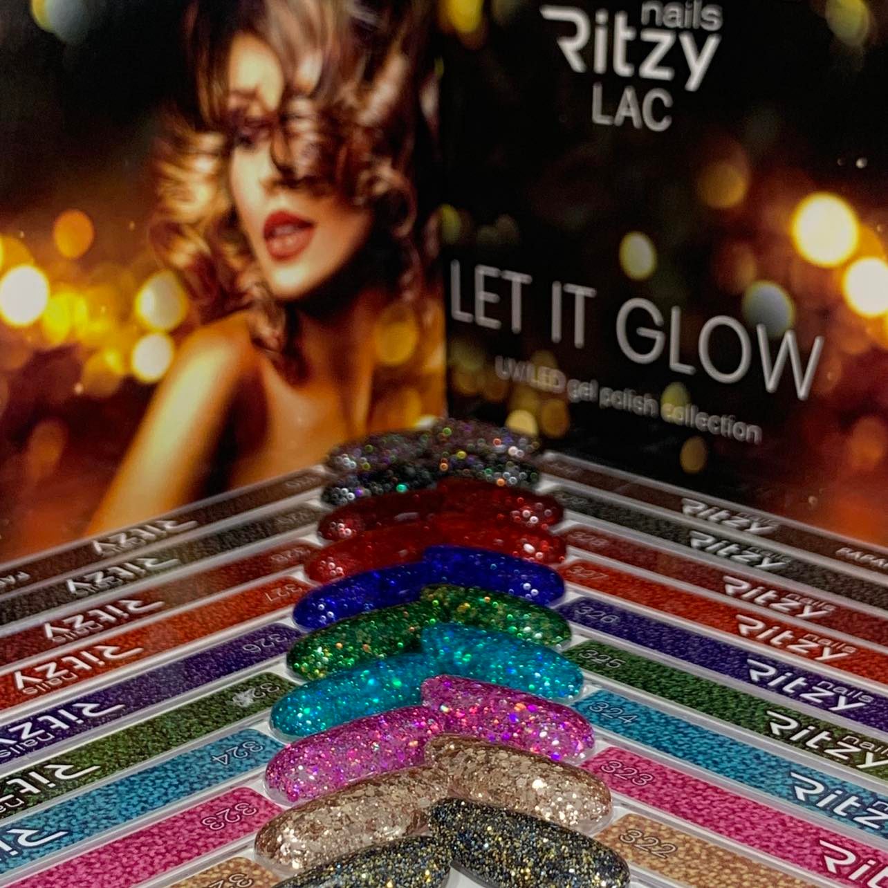 Ritzy Nails “Let it Glow ”collection of 10x 9ml colors.