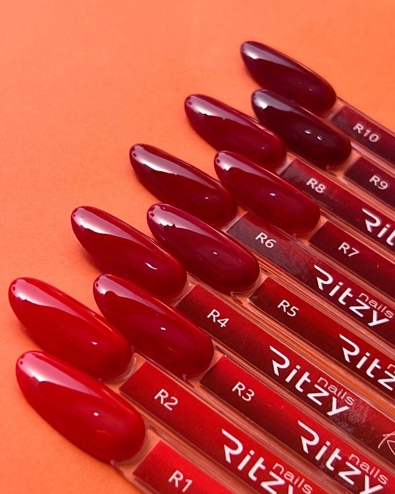 Ritzy Nails “Moulin Rouge ”collection of 10x 9ml colors.