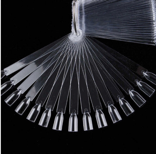Nail art display square clear 50pcs