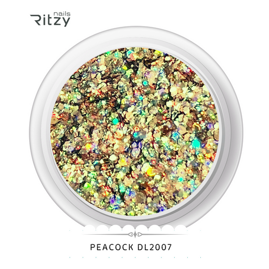 Peacock glitter DL2007