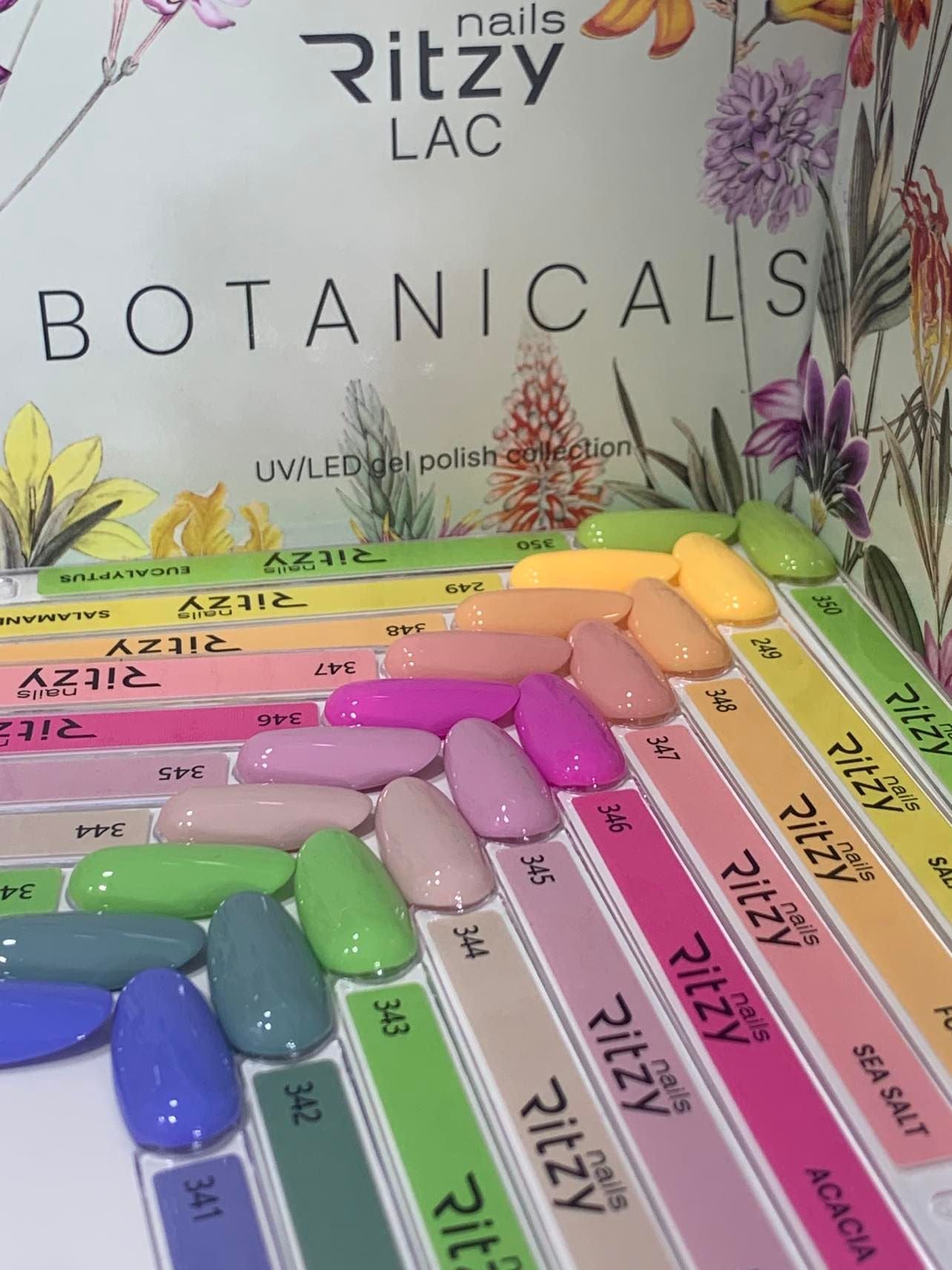 Ritzy Nails “Botanical"collection of 10x 9ml colors.
