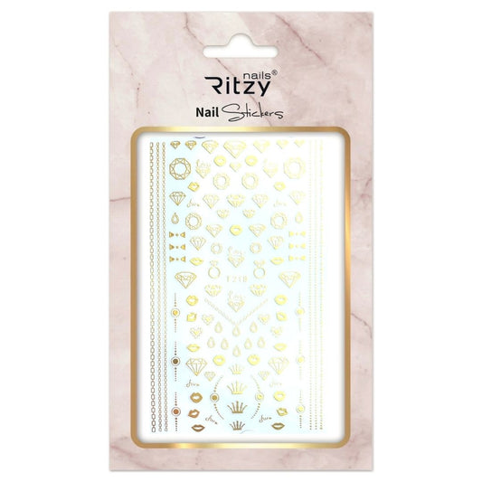 Pegatina Nr F218 (oro)