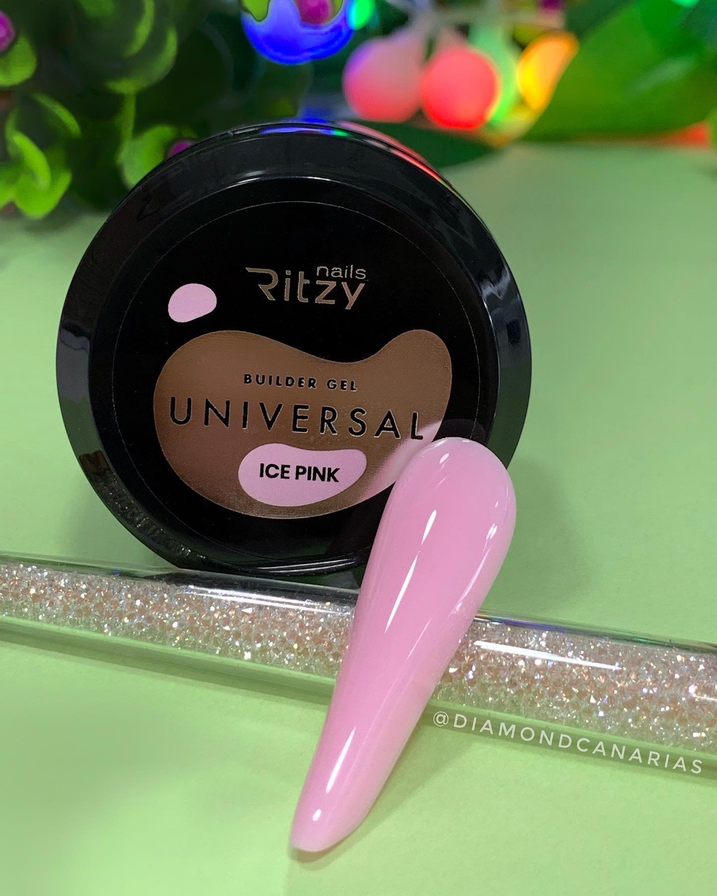 UNIVERSAL “Ice pink” Self-leveling builder gel 15/50ml