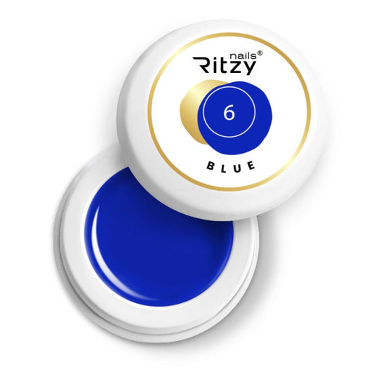 Blue gel paint No. 6