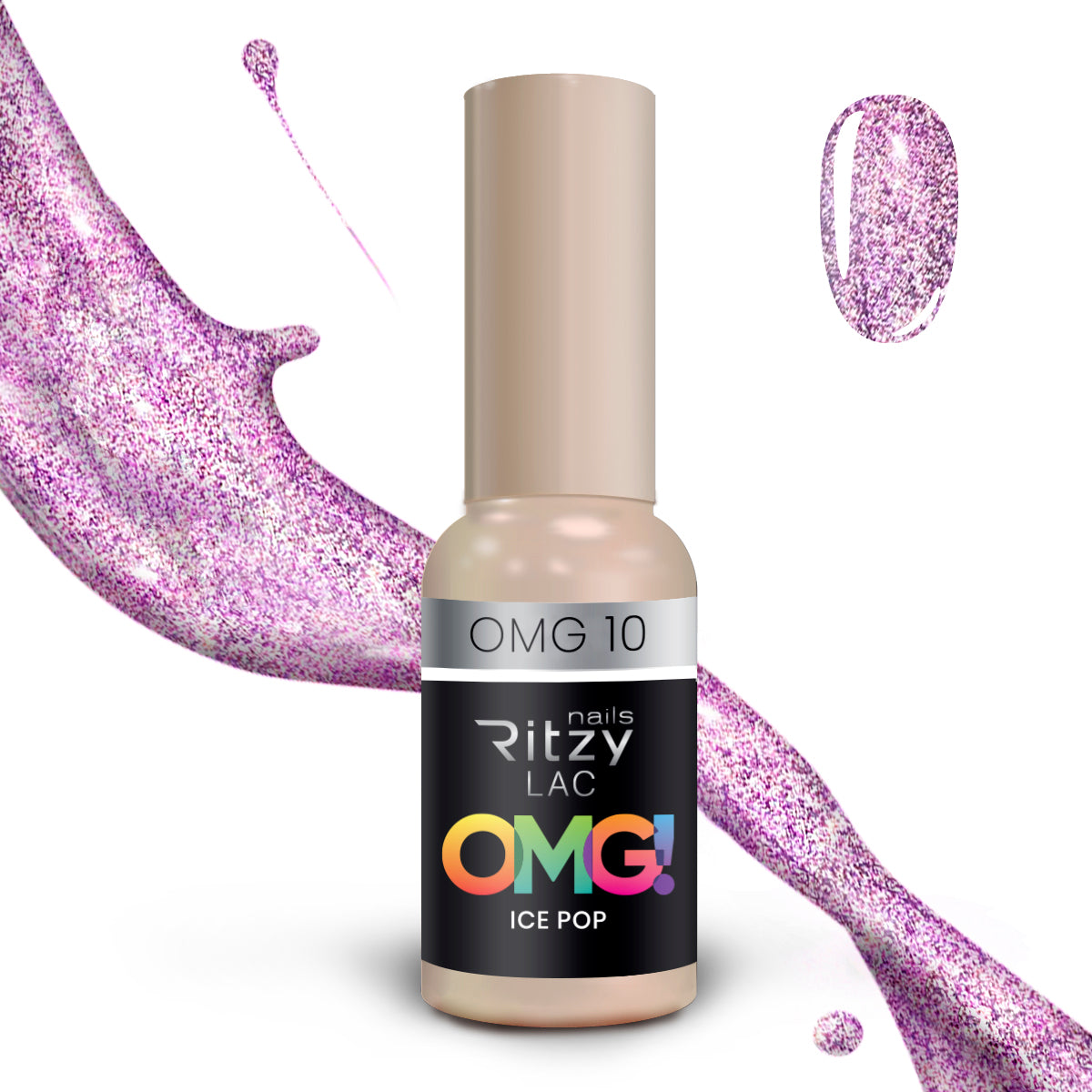 Ritzy Nails “OMG ”collection of 10x 9ml colors.