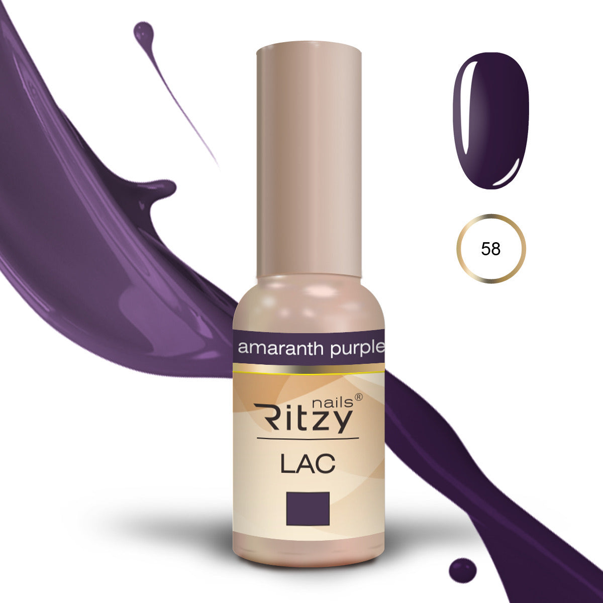Ritzy Lac Amaranth purple Nr 58