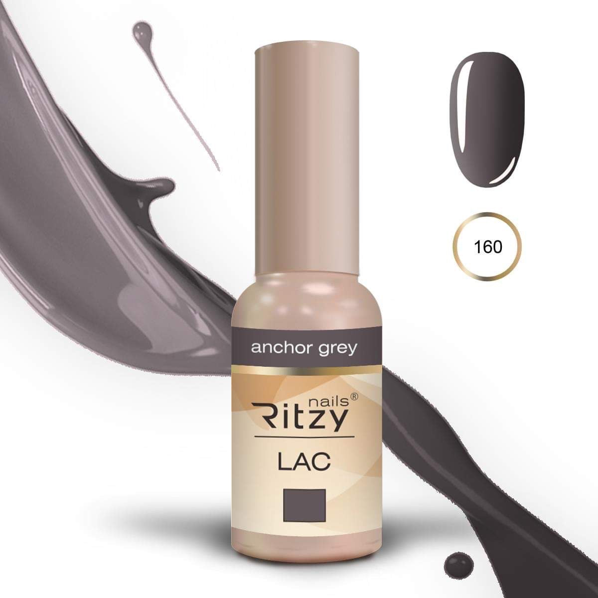 Ritzy Lac Anchor grey Nr 160