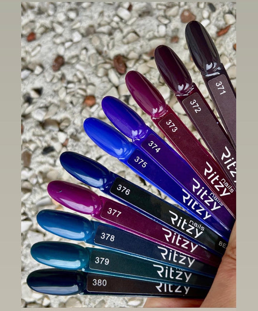 Ritzy Nails "Autograph” collection of 10x 9ml colours.