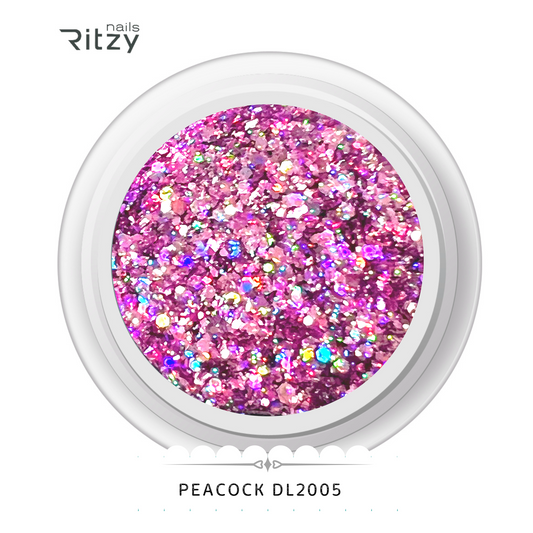 Peacock glitter DL2005