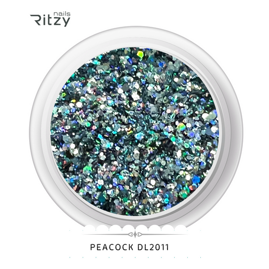 Peacock glitter DL2011