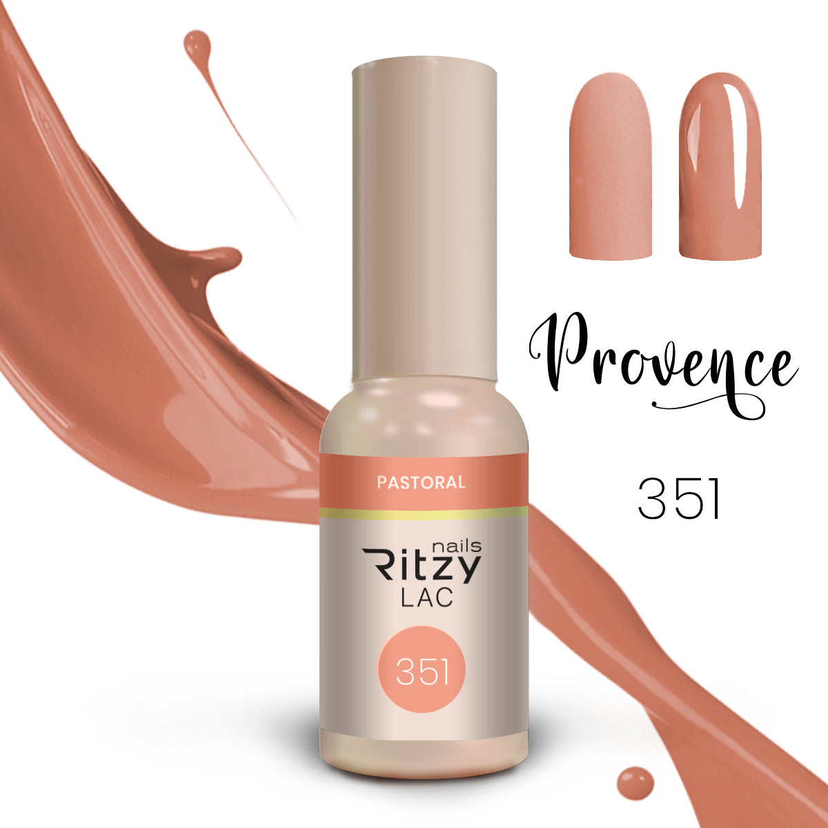 Ritzy Nails "Provence” collection of 10x 9ml colors.