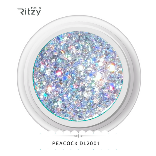 Peacock glitter DL2001