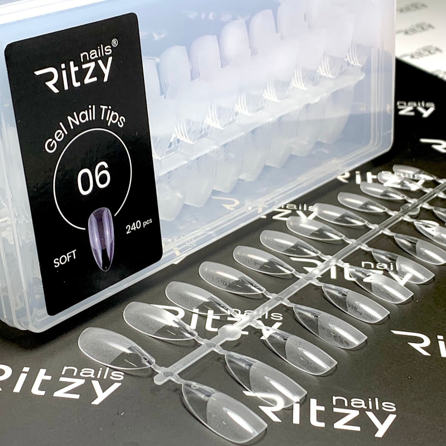 Soft Gel Nail Tips nr 06  (240 unidades)