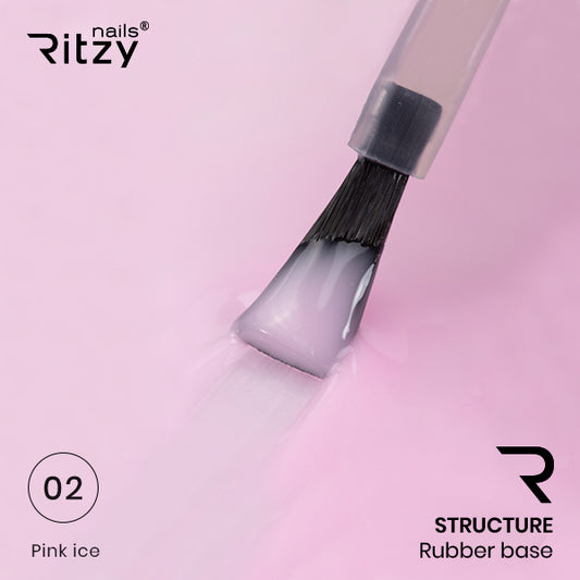 Rubber Base 02 "Pink Ice" structure 15ml