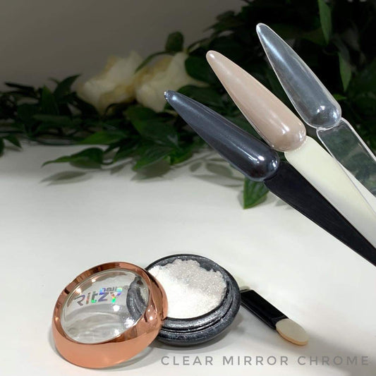 Clear mirror pigment.