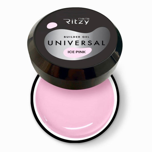 UNIVERSAL “Ice pink” Self-leveling builder gel 15/50ml